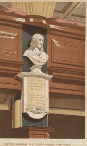 Monument à John Milton - English School