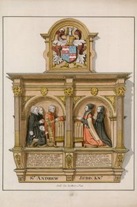 Monument à Sir Andrew Judd, Shérif et Maire, dans St Helens Bishopsgate, Londres - English School