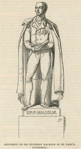Monument à Sir Pulteney Malcolm - English School