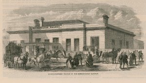 Station Moorgate Street du Metropolitan Railway