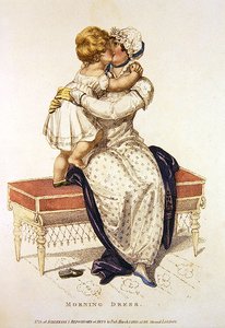 Robe du matin, planche de mode de Ackermann
