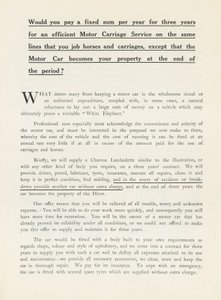Service de voiture à moteur - English School