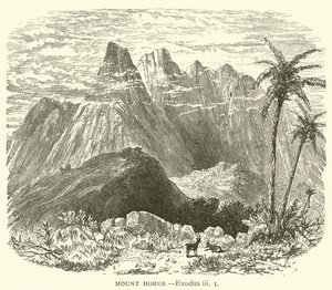 Mont Horeb, Exode, iii - English School