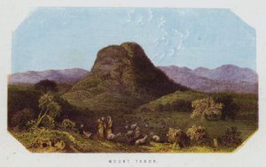 Mont Thabor (lithographie en couleur)
