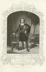 M. Charles Kean comme Hamlet, Hamlet, Acte III, scène II - English School