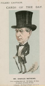 M. Charles Mathews, caricature - English School