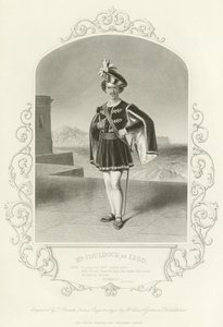 M. Couldock comme Iago, Othello, Acte II, scène I - English School