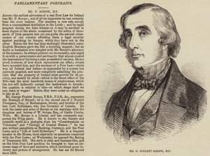 M. G Poulett Scrope, MP