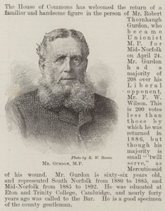 M. Gurdon, MP (gravure)