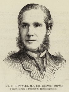 M. H H Fowler, député de Wolverhampton - English School