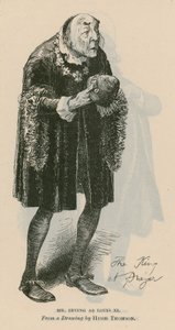 M. Henry Irving, acteur, en Louis XI - English School