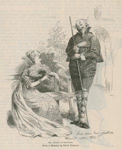 M. Henry Irving, acteur, en Malvolio