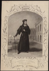 M. Macready en Shylock - English School