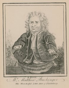 M. Matthew Buchinger, le merveilleux petit homme de Nuremberg - English School