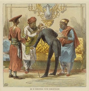 Le cortège de mariage de M. Row Bahawdur Ramchunder Gopaldas - English School