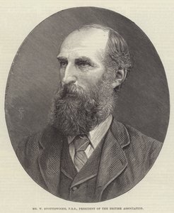 M. W Spottiswoode, FRS, président de l