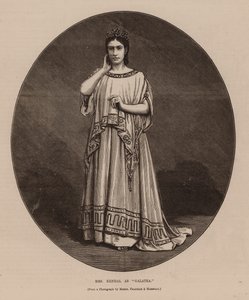 Mme Kendal en "Galatea" (gravure) - English School