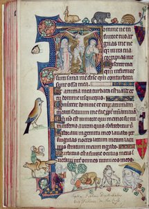 La Crucifixion, des Heures Packham-Clifford, Usage de Sarum, vers 1314-31