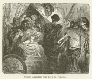 Mucius tente de tuer Porsenna - English School