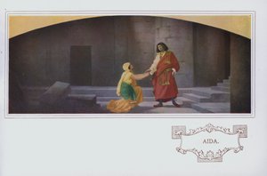 Murales dans le restaurant Peter Robinson : Aida