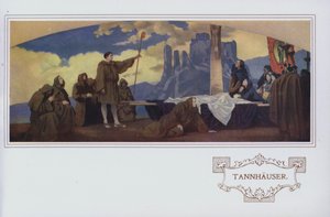 Murales dans le restaurant Peter Robinson : Tannhäuser - English School