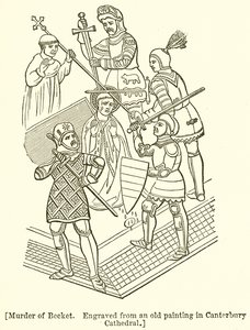Meurtre de Becket. Gravé d