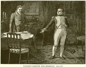 Entrevue de Napoléon avec Metternich - English School