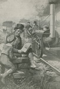 Nasmyth dessine le moteur de Stephenson - English School
