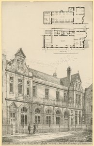 Hôpital National pour les Paralysés et Épileptiques : nouvelle aile à Powis Place, Bloomsbury - English School