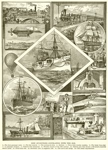 Nouvelles inventions contrastées avec les anciennes