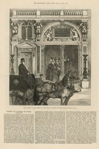 Nouvelle entrée de la galerie de la Société des peintres en aquarelle