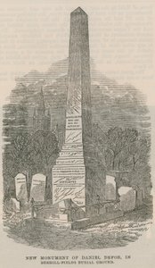 Nouveau monument de Daniel Defoe - English School