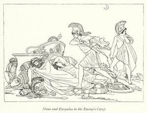 Nisus et Euryale dans le camp ennemi - English School