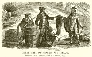 Commerçants nord-américains et Indiens - English School