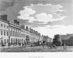 Côté nord de Grosvenor Square, 1800 - English School