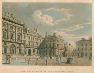 Côté nord de la Grande Cour, Somerset Place (Somerset House), Strand, Londres