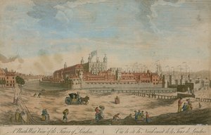 Vue nord-ouest de la Tour de Londres
