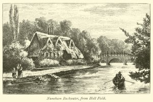 Nuneham Backwater, depuis Hall Field - English School