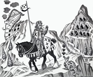 Illustration de comptine - English School