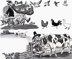 Illustration de comptine