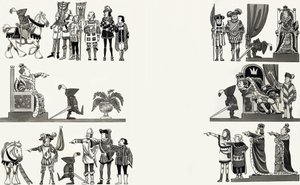 Illustration de comptine - English School
