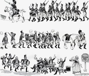 Illustration de comptine : Le Grand Vieux Duc d