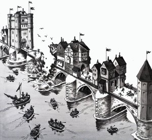 Illustration de comptine : London Bridge s