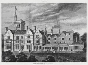 Nutfield Priory, Surrey (gravure) - English School
