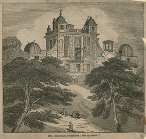 Observatoire à Greenwich, Londres, construit par Charles II - English School