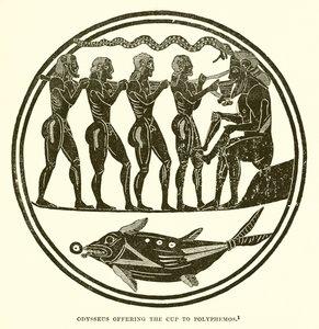 Ulysse offrant la coupe à Polyphème - English School