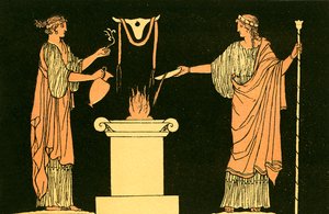 Offrandes aux morts