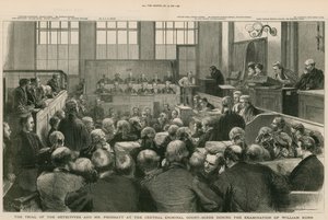 Old Bailey. Le procès des détectives et de M. Froggatt. L