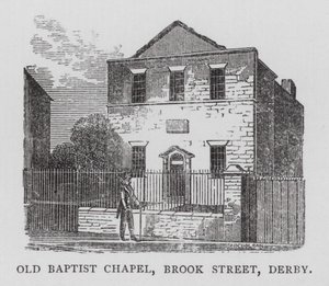 Ancienne chapelle baptiste, Brook Street, Derby