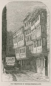Anciennes chambres dans Middle Temple Lane - English School